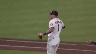 Carlos Correa HYPING up after getting that INSANE double play!!!!!