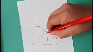 Comment tracer le cercle circonscrit à un triangle?