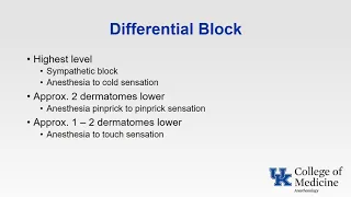 Spinal & Epidural Anesthesia - (Dr. Fragneto)