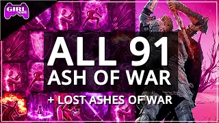 ALL 91 Ash of War Locations & Showcase + ALL Lost Ashes of War  | Elden Ring Guides