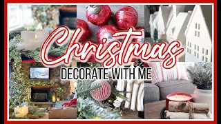 COZY CHRISTMAS DECORATE WITH ME 2022 | CHRISTMAS DECORATING IDEAS