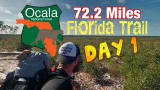 Florida Trail Ocala National Forest 72.2 Miles - Day 1