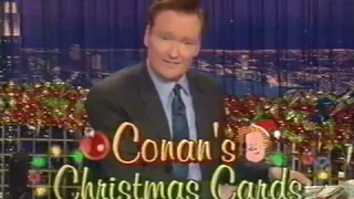 Late Night Conan's Christmas Cards (Xmas) 12/17/2002