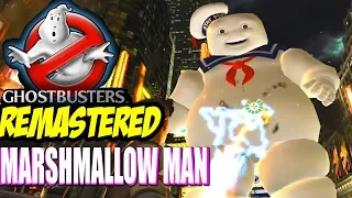 GHOSTBUSTERS Video Game REMASTERED - MARSHMALLOW MAN Full Boss Fight