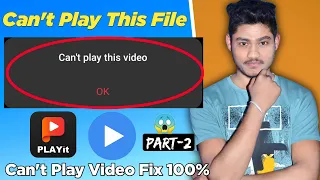 How To Fix Can't Play This Video Problem Playit, Mxplayer | Video Not Playing In Gallery In Android