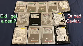 Lot of 13 untested hard drives, will they work? Or did I get a bunch of bad drives?