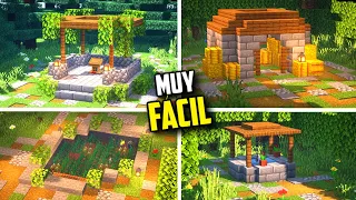 TOP 4 COSAS para HACER en tu MUNDO de MINECRAFT SURVIVAL muy FACIL