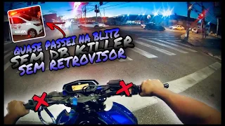 ROLÊ de FZ25 no DESACATO sem RETROVISOR e sem DB KILLER (Quase deu blitz)