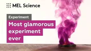 Glamorous purple smoke from iodine and aluminum ("Purple Haze" experiment)