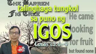 parable of the barren fig tree || talinghaga tungkol sa puno ng igos #parableofthebarrenfigtree