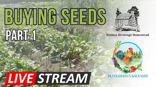 Buying Seeds Part 1 Live | With Pam From Hidden Blessings Homestead