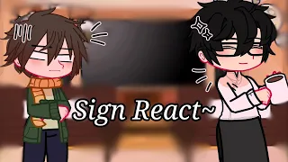 Sign react || only part || BL Manhwa || gacha nox || read desc ||