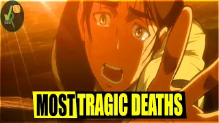 10 Most Tragic Deaths In Attack On Titan | Shingeki No Kyojin Saddest Deaths