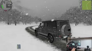 Heavy Snow Off-road | City Car Driving | Logitech G29 With Wheel Cam