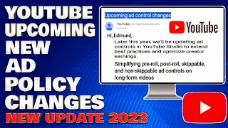 Starting in November Youtube Upcoming Ad Control Changes To Optimize Creator Earnings And Revenue