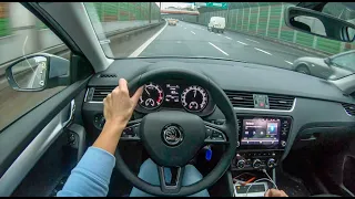 Skoda Octavia III | 4K POV Test Drive  Mrs. Black