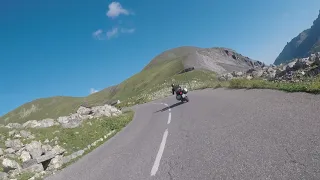 Col du Galibier mit dem Motorrad