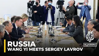 China's Wang Yi meets with Russia’s Sergey Lavrov in Moscow