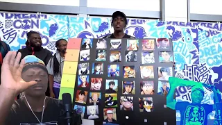 Dreamcon's taste is Trash | I Asked 100 Anime fans To Makes A Side Character teir List - Reaction