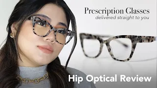NEW GLASSES ✨ affordable prescription glasses online | deliver straight to you | Hip Optical Review