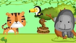 Animal Sounds Song! We're Going to the Farm and Jungle Song