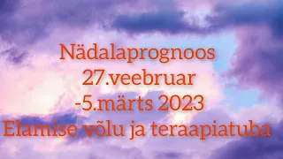 Nädalaprognoos 27.02-5.03.2023 @elamisevolu