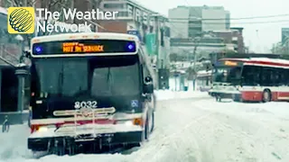 Let's Drive: Toronto buses stuck, stranded | Queen St W