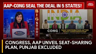 Congress and AAP Finalise Seat-Sharing Formula for Five States, Exclude Punjab