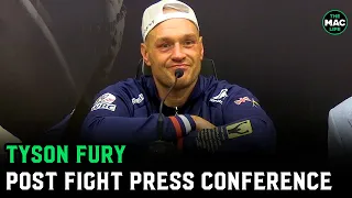 Tyson Fury: “We punched f*** out of each other; Usyk’s jaw is broken!” | Post Fight Presser