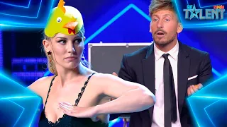 This MAGICIAN transforms EDURNE into a HEN | Auditions 5 | Spain's Got Talent 7 (2021)