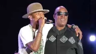 Pharrell Williams introduces Stevie Wonder @ North Sea Jazz Rotterdam, Netherlands, 11 July 2014