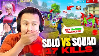 Solo Vs Squad 17 Kills Gameplay with New Iris Character 🔥 Tonde Gamer - Garena Free Fire