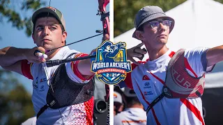 Miguel Alvarino Garca v Mete Gazoz – recurve men quarter | Yankton 2021 World Archery Championships