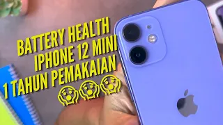 KONDISI IPHONE 12 MINI SETELEH 1 TAHUN PEMAKAIAN BATTERY HEALTHNYA GIMANA ??