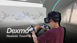 Dexmo | VR Demo | Realistic Touch in the Virtual World