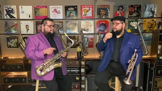 L-O-V-E Nat King Cole Tenor Sax and Trumpet Cover