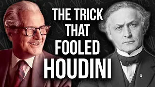 The Man who FOOLED Harry Houdini | The Professor Dai Vernon