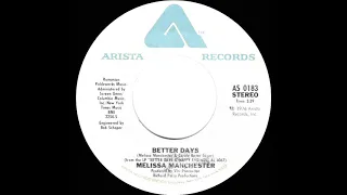 1976 Melissa Manchester - Better Days