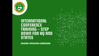 Step Down Training for International Conference Trainings - NPC - Day 3