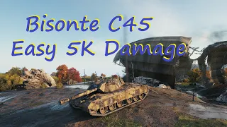 World of Tanks - Bisonte C45 Over 5k in a Quick Battle