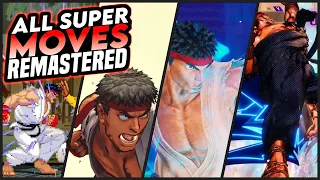All Super Moves of Ryu 1994 - 2023 Evolution Remastered