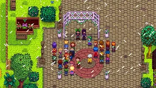 Stardew Valley - My wedding with Sebastian!