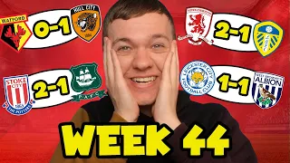 MY CHAMPIONSHIP WEEK 44 SCORE PREDICTIONS!