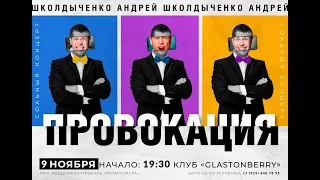 Сольный концерт Андрея Школдыченко «Провокация»│09.11.2020