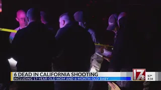 6 dead in California shooting, including mother and 6-month-old baby