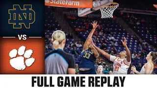 Notre Dame vs. Clemson Full Game Replay | 2022-23 ACC Women’s Basketball