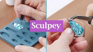 Quick Craft | How to make Swirl and Metal Earrings with Liquid Sculpey?