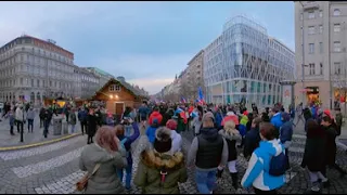 Protests against government 6.12.2020 Prague, Czech Republic