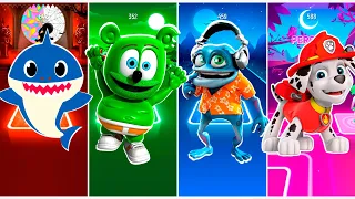 Tiles Hop - Baby Shark vs Gummy Bear vs Crazy Frog Vs Paw Patrol