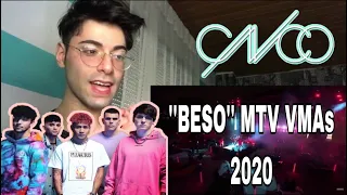 CNCO ''BESO'' LIVE 2020 MTV VMAs • honest REACTION